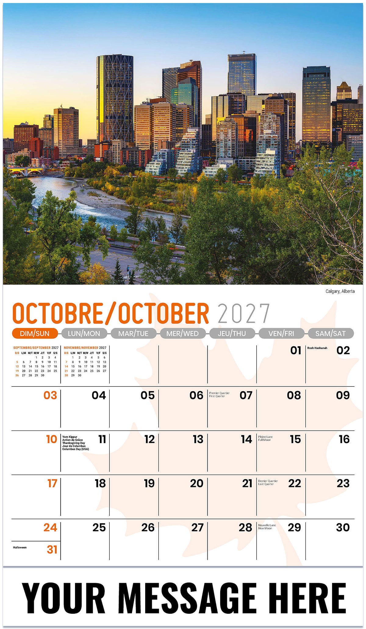 Scenes of Canada (Bilingual) - 2027 Promotional Calendar