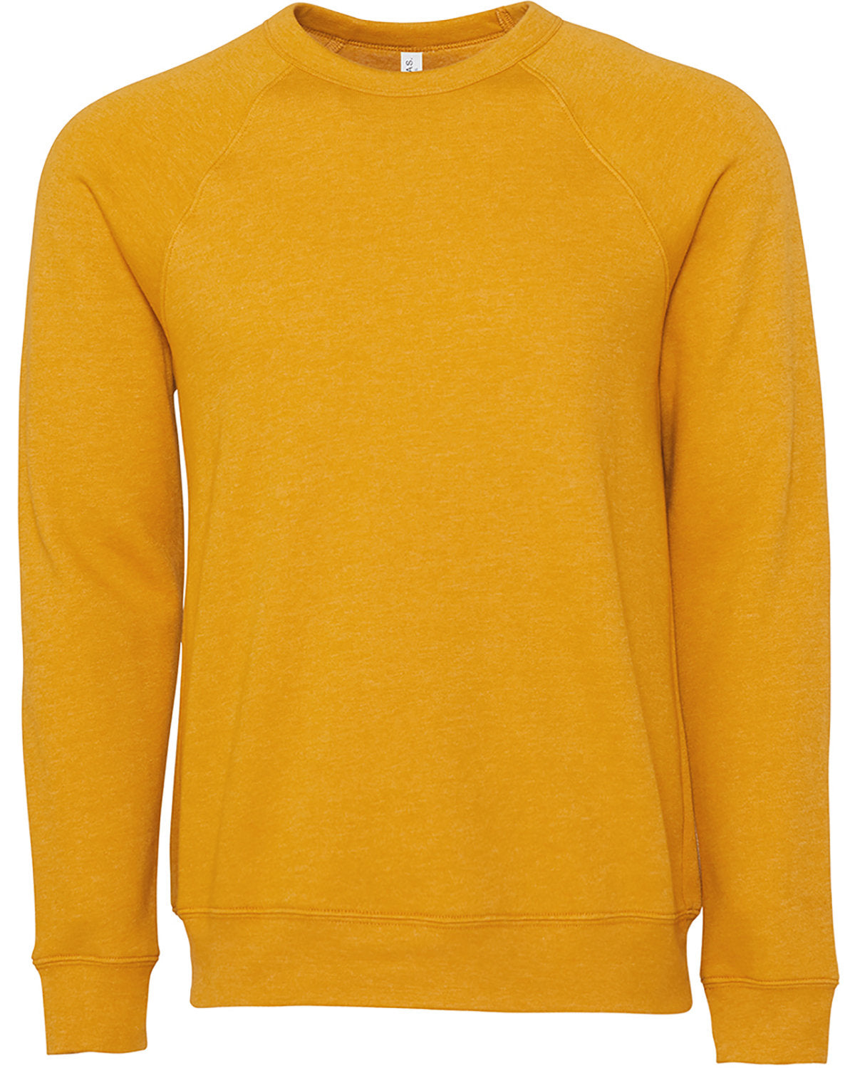 BELLA + CANVAS Unisex Sponge Fleece Crewneck Sweatshirt - Heather Mustard