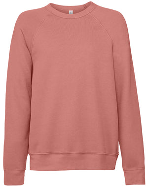 BELLA + CANVAS Unisex Sponge Fleece Crewneck Sweatshirt - Mauve