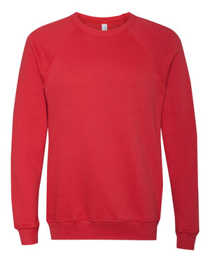 BELLA + CANVAS Unisex Sponge Fleece Crewneck Sweatshirt - Red