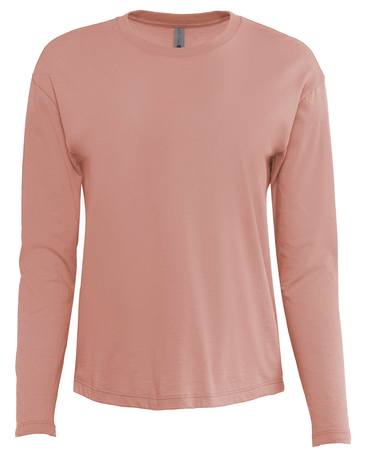 Next Level Apparel Ladies' Relaxed Long Sleeve T-Shirt - Desert Pink