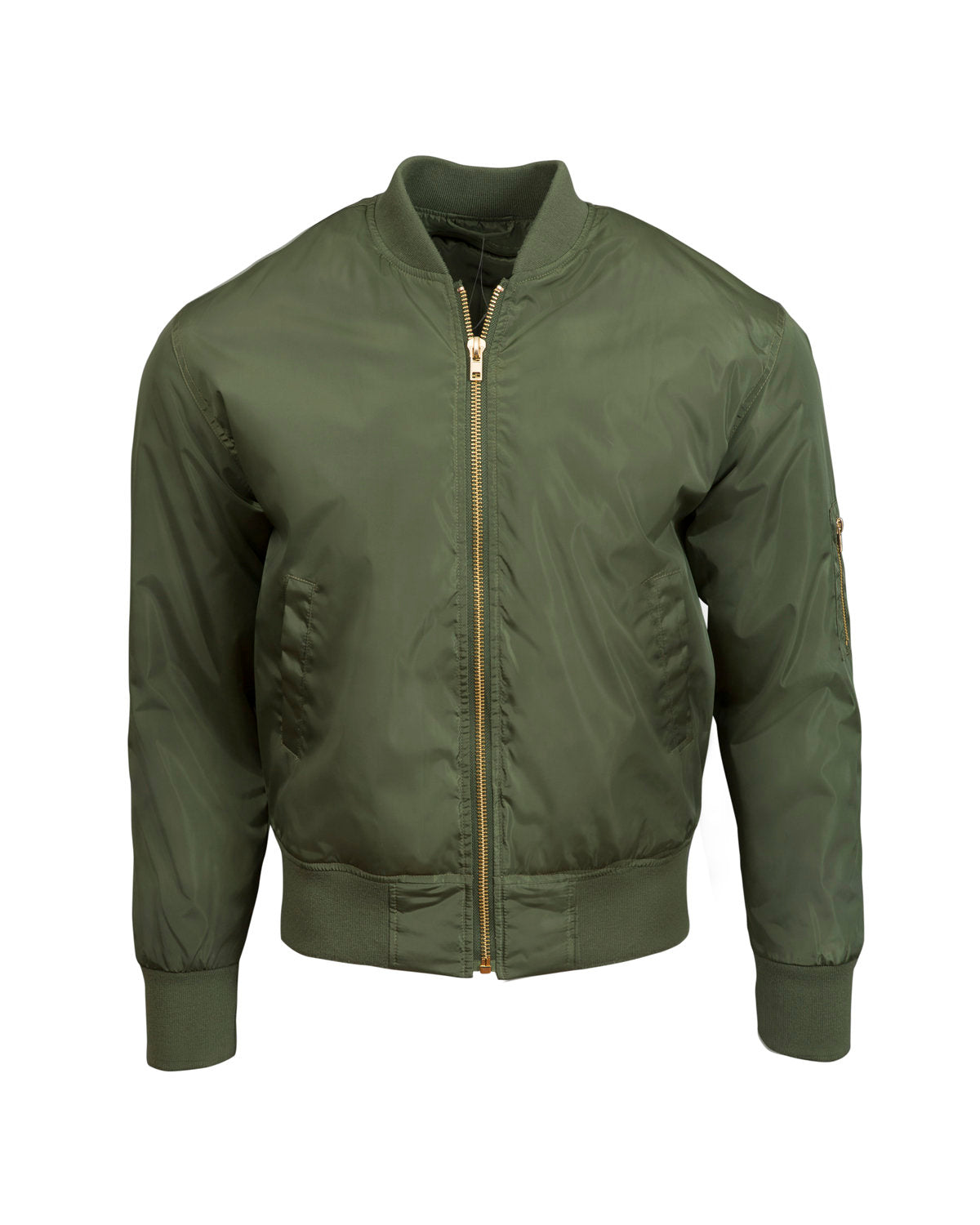 Threadfast Unisex Bomber Jacket - Army