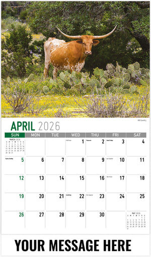 Scenes of Texas - 2026 Promotional Calendar