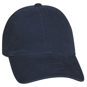 Washed Cotton Cap - Navy Blue