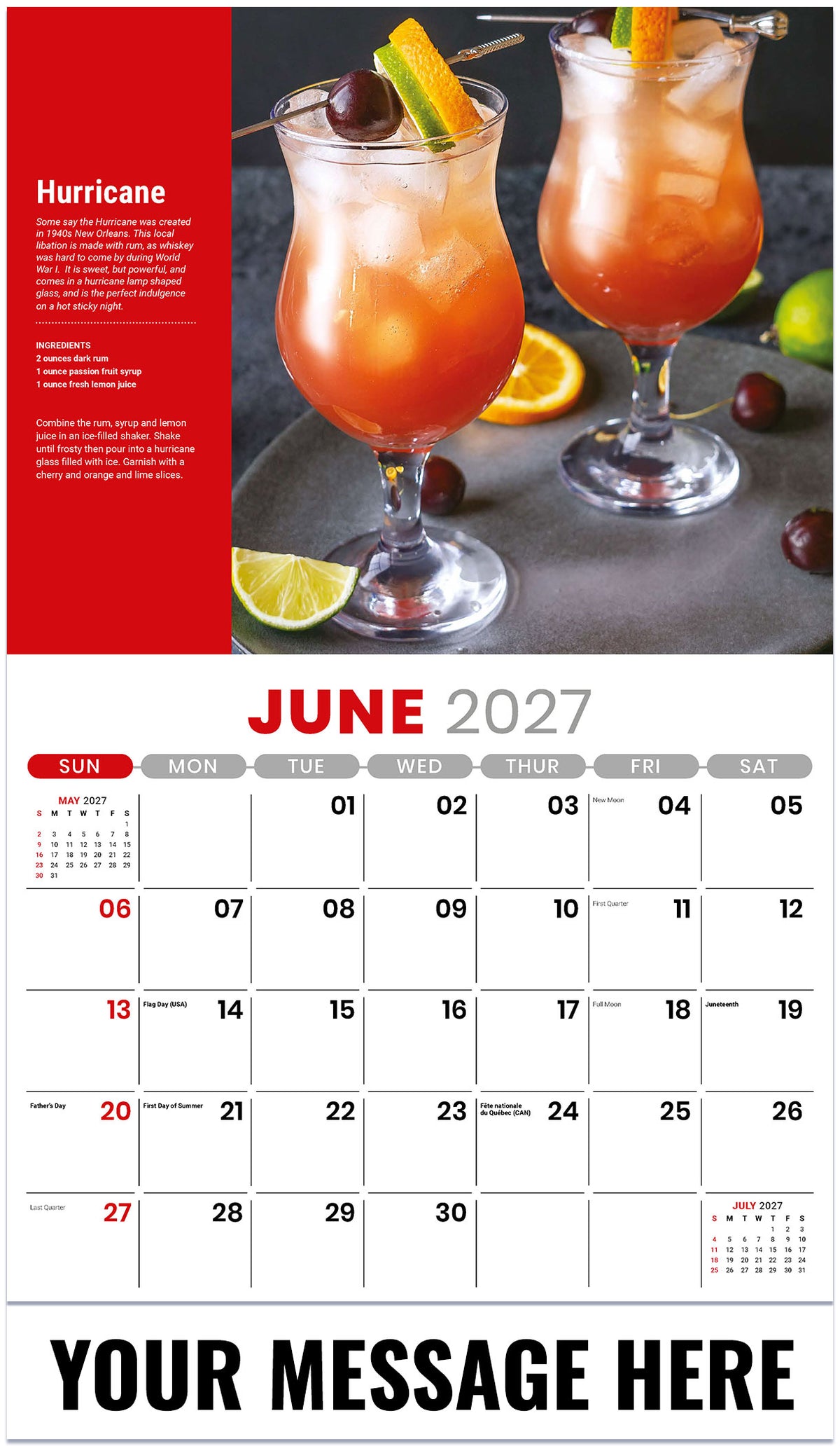 Happy Hour - 2027 Promotional Calendar