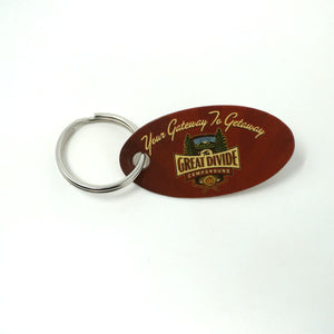 Poly Laminate Key Tag - Small Oval - CM1008