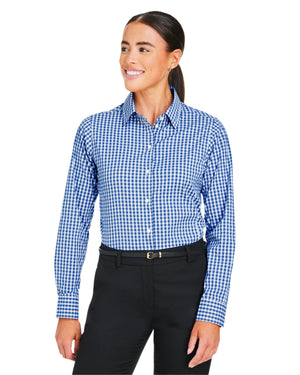 Devon & Jones CrownLux Performance® Ladies' Gingham Shirt