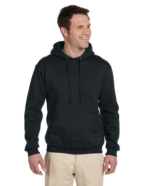 Adult Super Sweats® NuBlend® Fleece Pullover Hooded Sweatshirt - Black