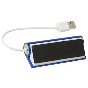 4-Port Aluminum Wave USB Hub - Blue