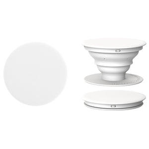 PopSocket ® PopGrip - White With Light Gray