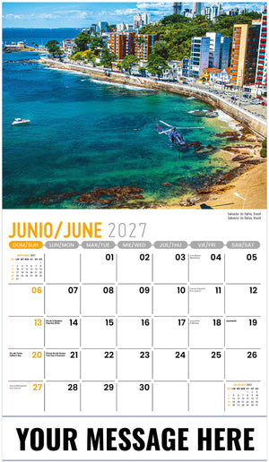 Beauty of Latin America (Bilingual) - 2027 Promotional Calendar