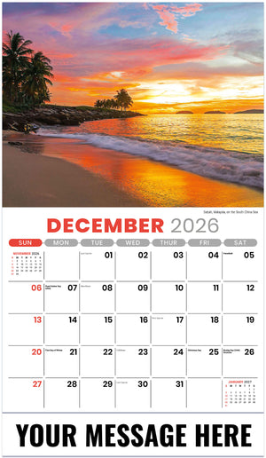 Sun, Sand & Surf - 2027 Promotional Calendar