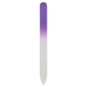 Glass Nail File In Sleeve - Purple