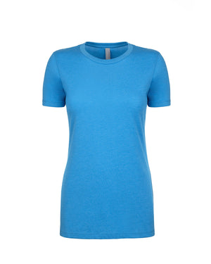 Ladies' CVC T-Shirt - Turquoise