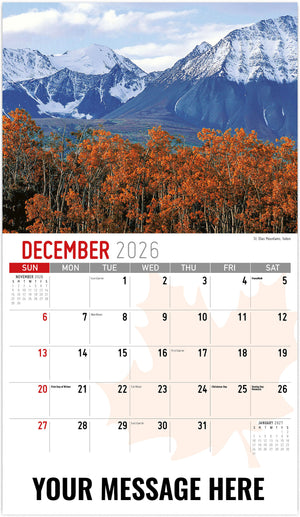 Scenes of Canada - 2026 Promotional Calendar