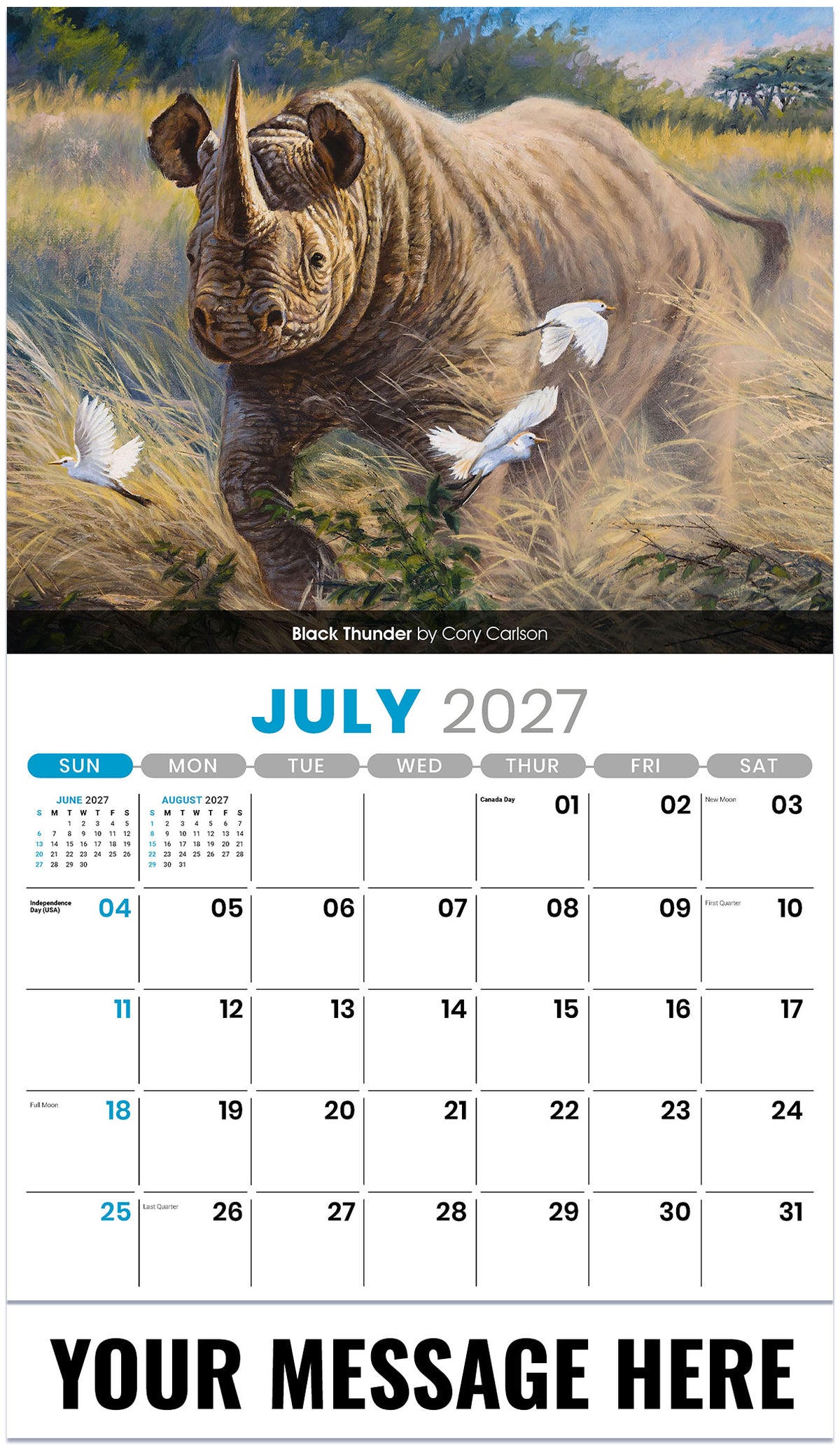 Wildlife Portraits - 2027 Promotional Calendar