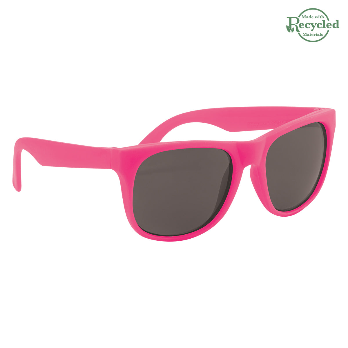 Rubberized Sunglasses - Pink With Pink