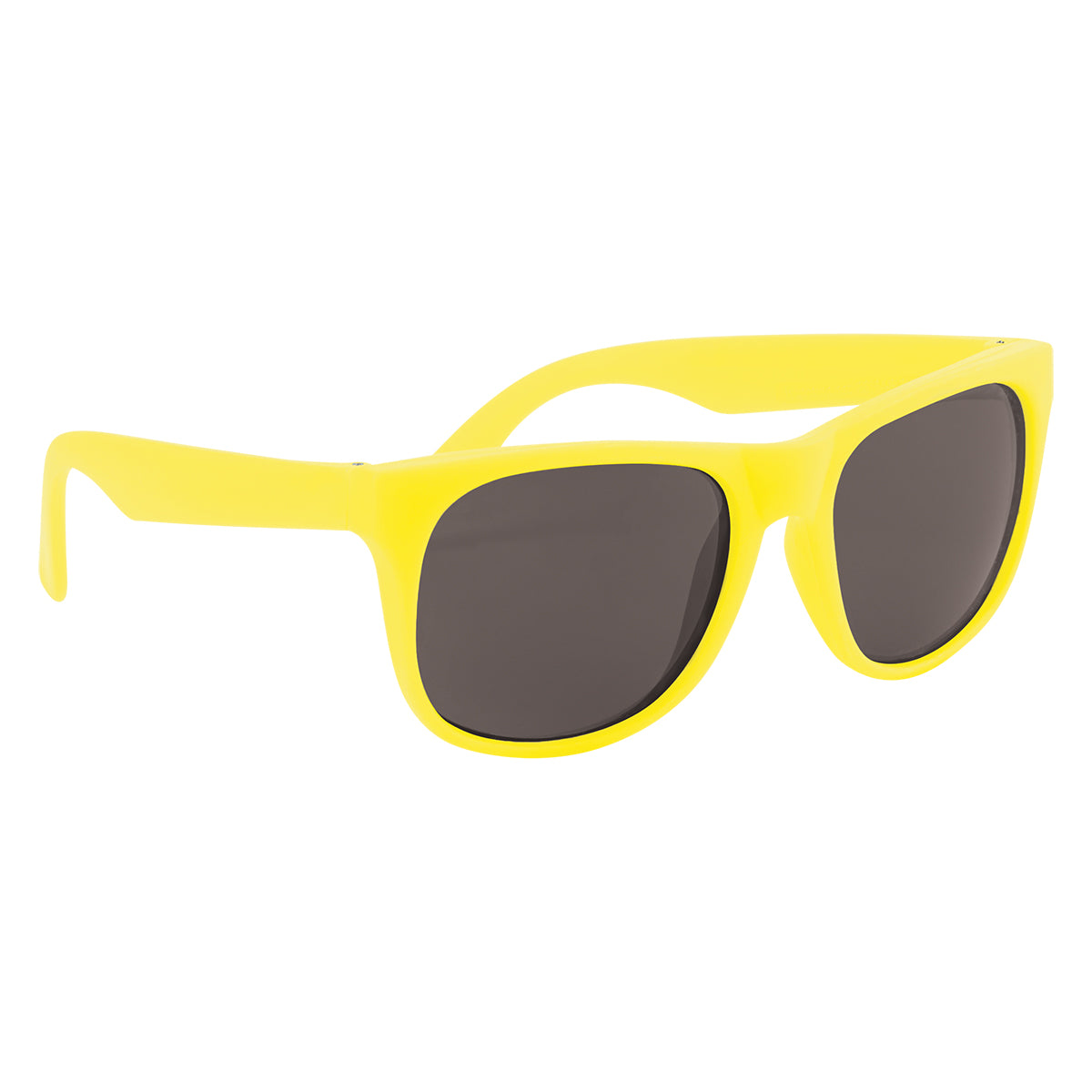 Rubberized Sunglasses - Yellow With Yellow