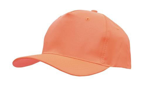 5 Panel Budget Cap - Hiviz Orange