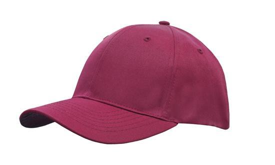 6 Panel Budget Cap - Maroon