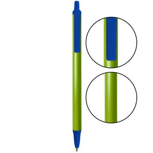 Metallic Green BIC® Clic Stic® Pen - Metallic Green With Cobalt