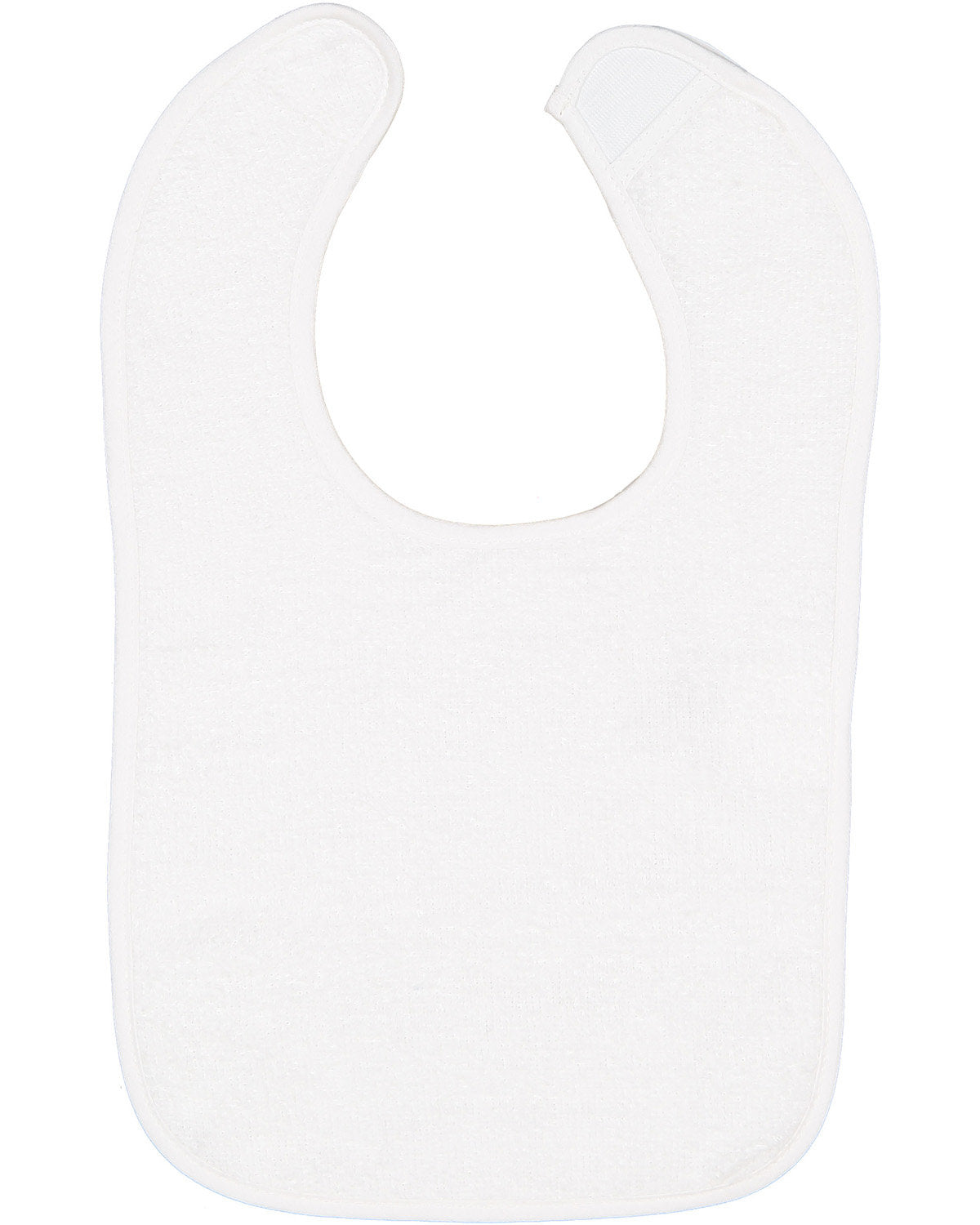 Rabbit Skins Infant Contrast Trim Terry Bib