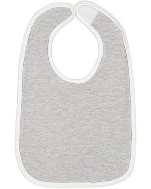 Rabbit Skins Infant Contrast Trim Bib