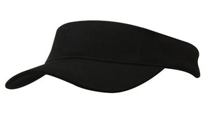 BHC Visor with Sandwich - Black