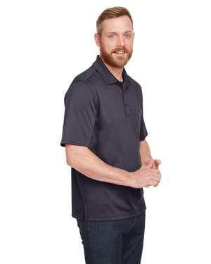 Harriton Men's Advantage Snag Protection Plus IL Pocket Polo