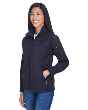 North End Ladies' Three-Layer Fleece Bonded Performance Soft Shell Jacket