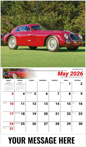 Classic Cars - 2026 Promotional Calendar