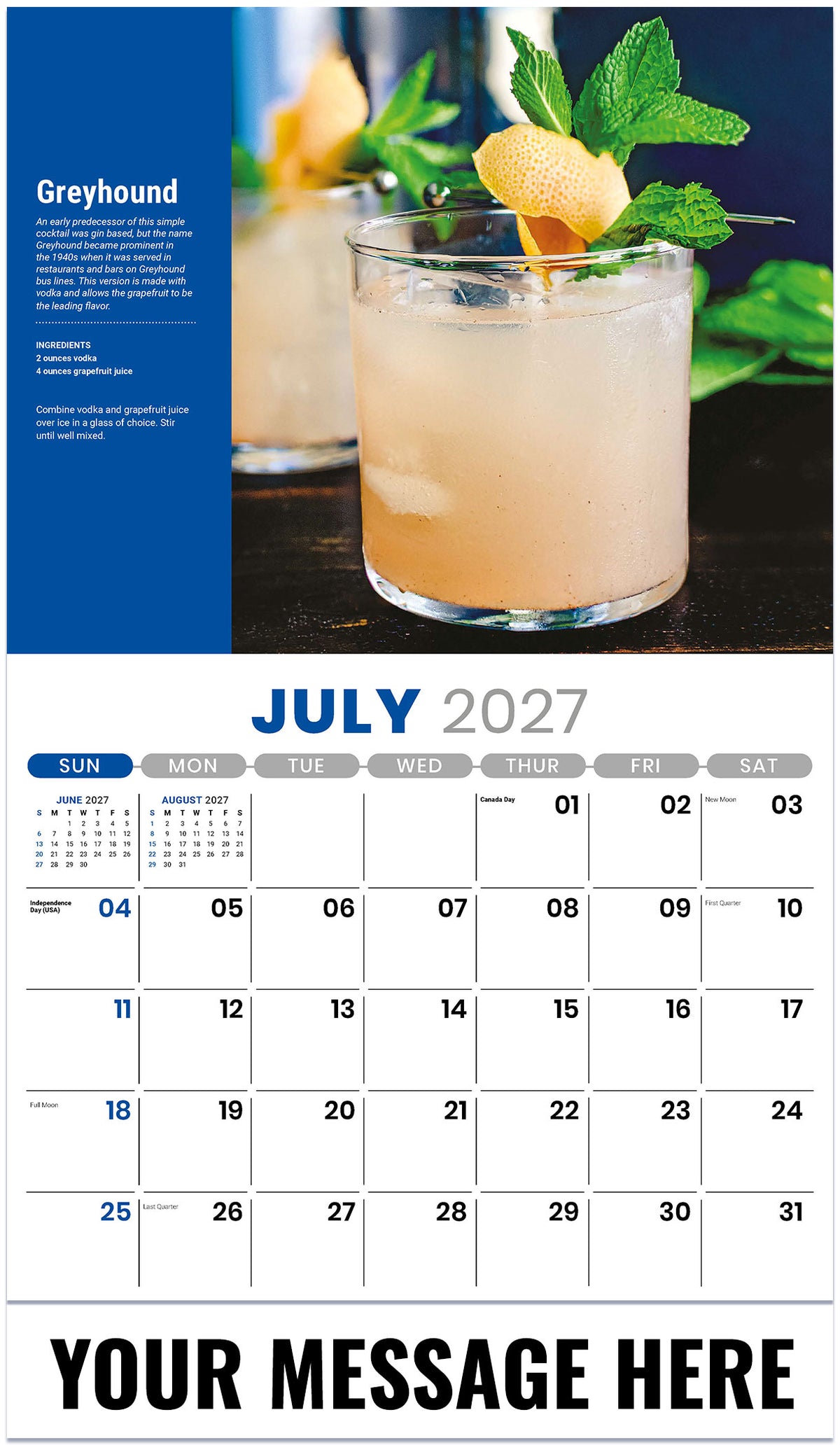 Happy Hour - 2027 Promotional Calendar