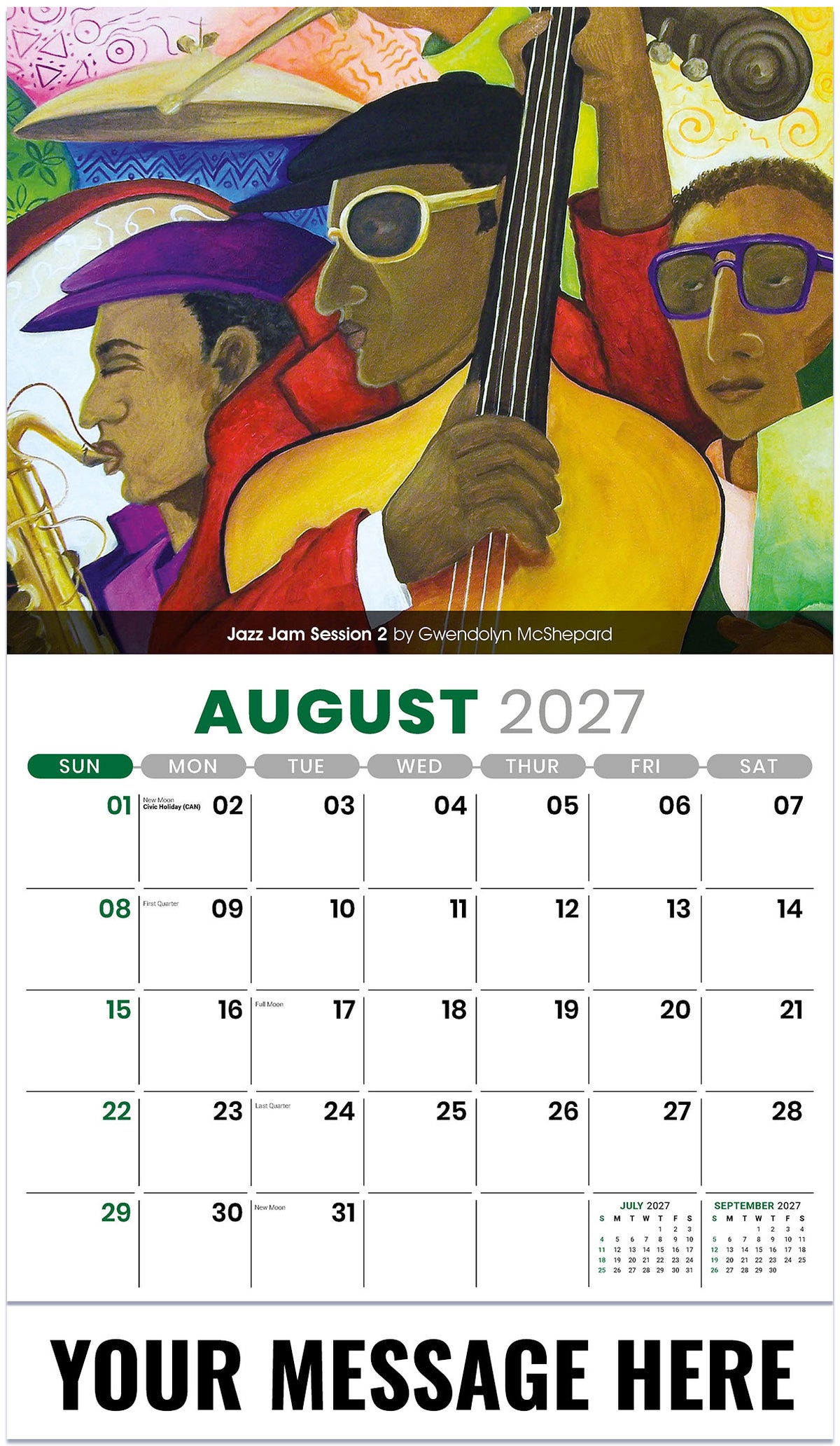 Celebration of African American Art - 2027 Promotional Calendar