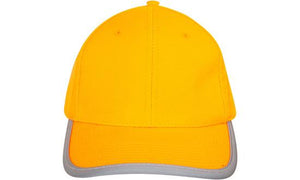 Luminescent Safety Cap - Custom Embroidered - Orange