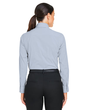 Devon & Jones CrownLux Performance® Ladies' Microstripe Shirt