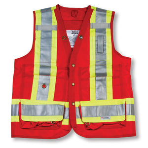 Surveyor Safety Vest - Red