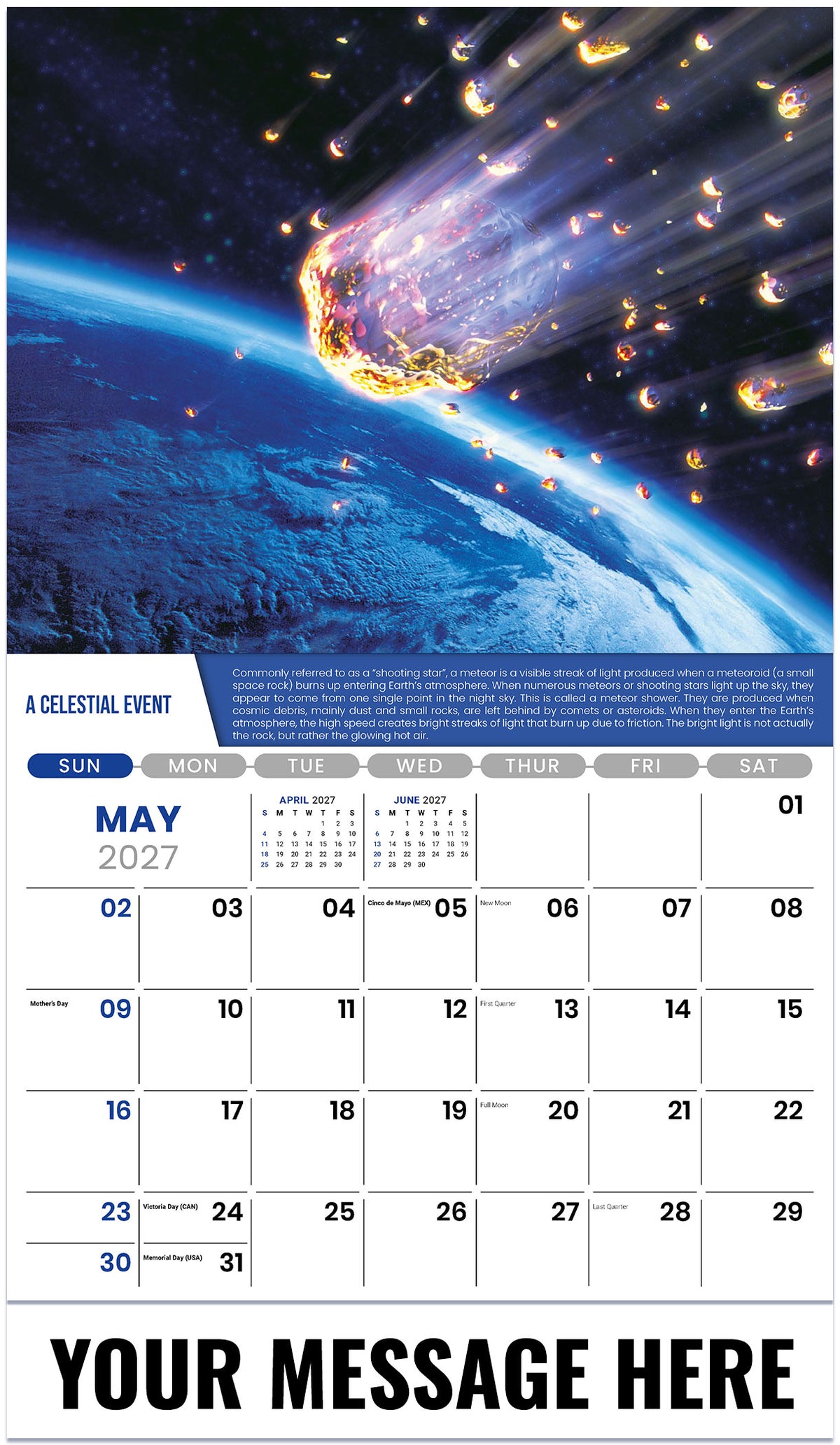 Planet Earth - 2027 Promotional Calendar