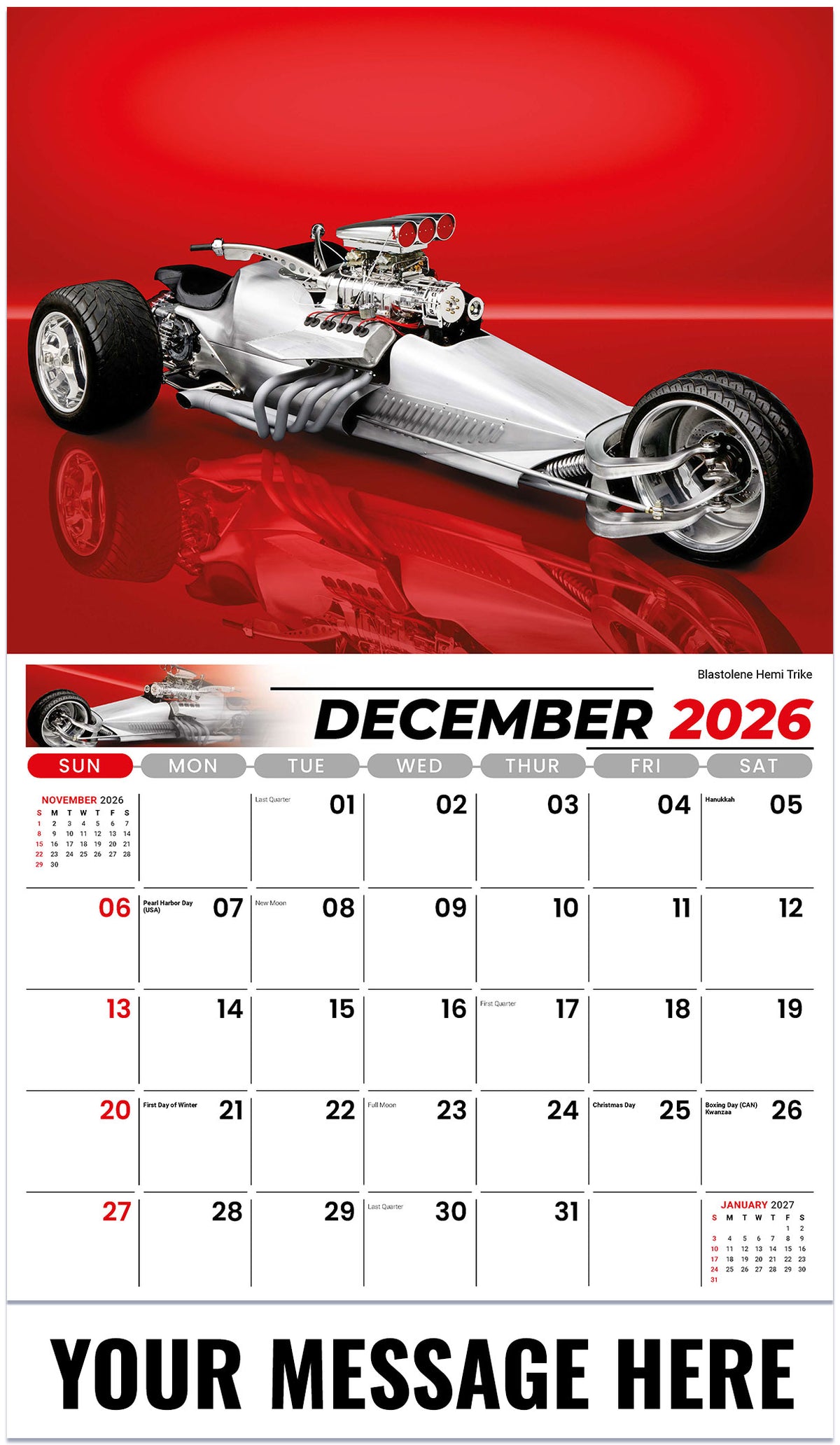 Motorcycle Mania - 2027 Promotional Calendar