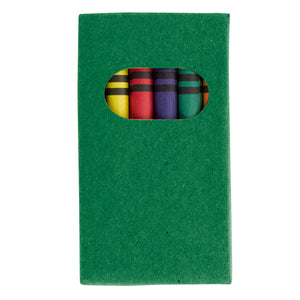 6-Piece Crayon Set - Green