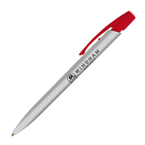 BIC® Media Clic™ Pen - Silver With Red