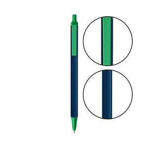 Cobalt BIC® Clic Stic® Pen - Cobalt With Green