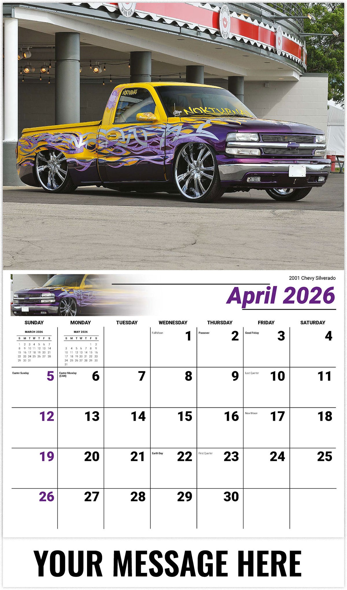 Pumped-Up Pickups - 2026 Promotional Calendar