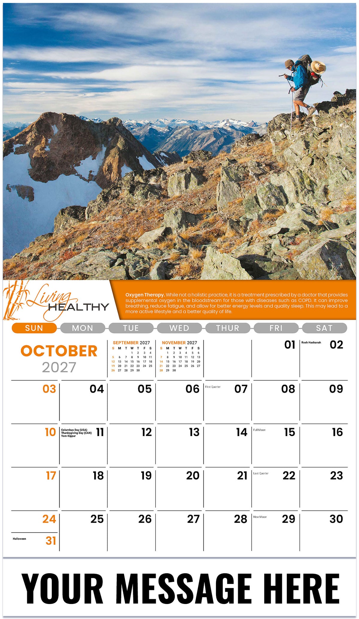 Living Healthy - 2027 Promotional Calendar
