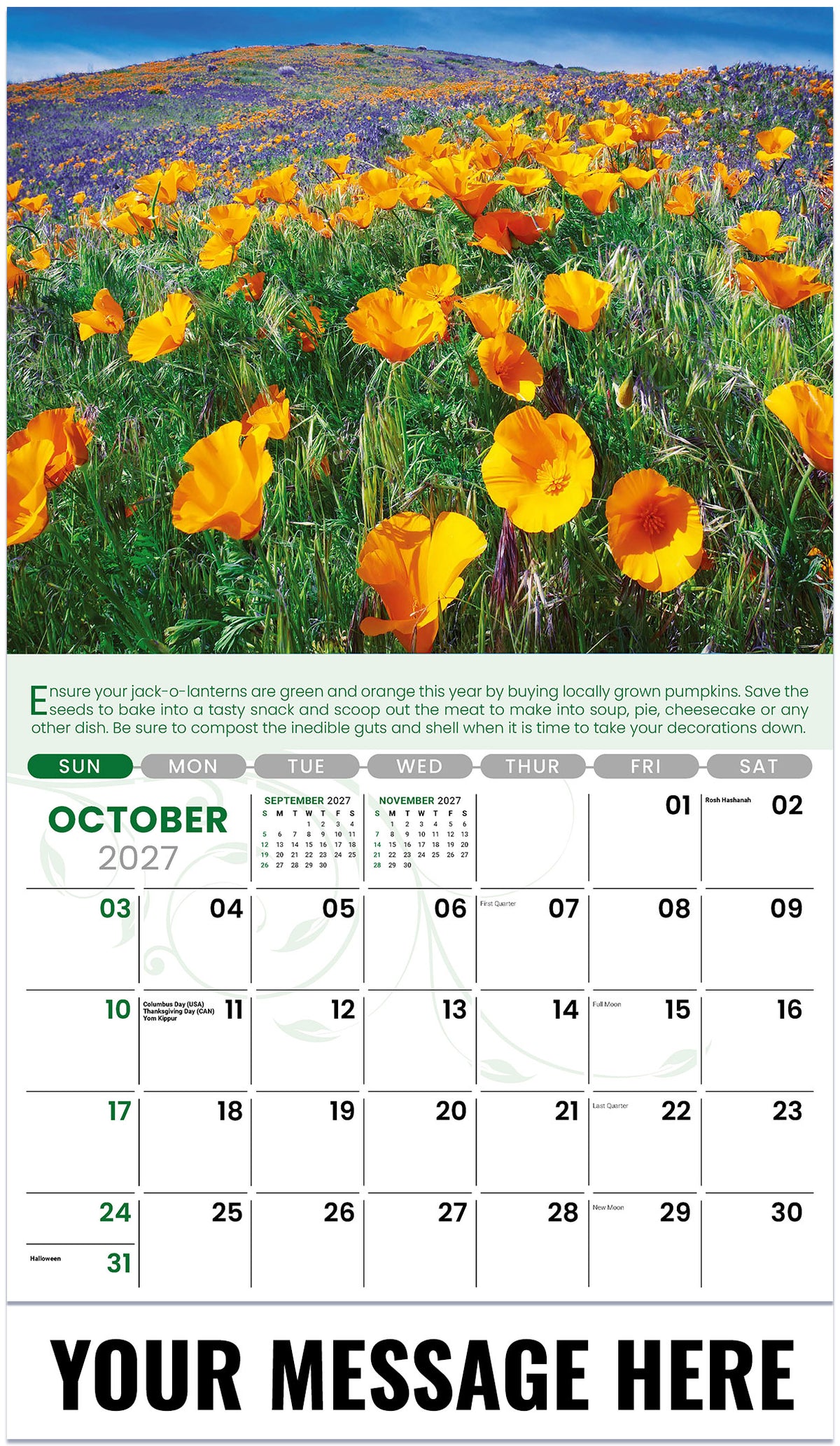 Go Green - 2027 Promotional Calendar