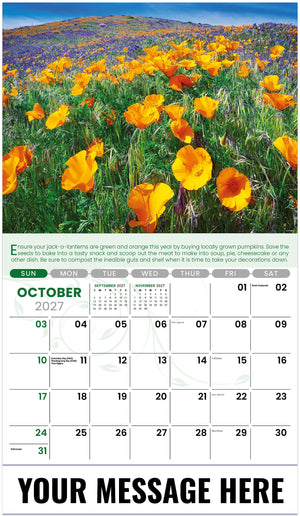 Go Green - 2027 Promotional Calendar