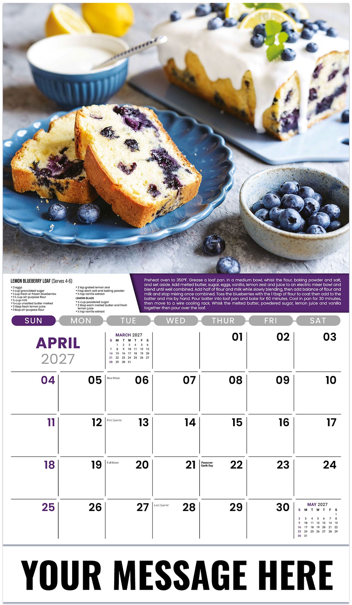 Recipes - 2027 Promotional Calendar