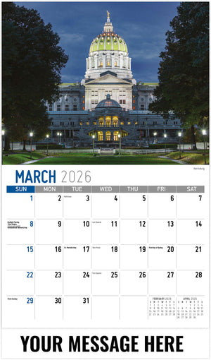 Scenes of Pennsylvania - 2026 Promotional Calendar