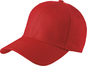 NEW ERA® Red Structured Stretch Cotton Cap