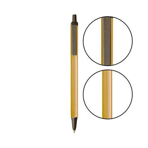 Cream BIC® Clic Stic® Pen - Cream With Espresso