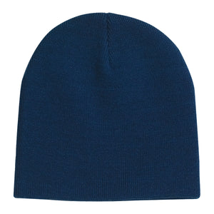 Knit Beanie Cap - Navy Blue